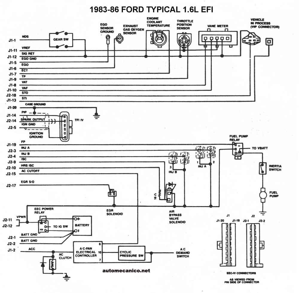Diagrama de motor ford courier #10