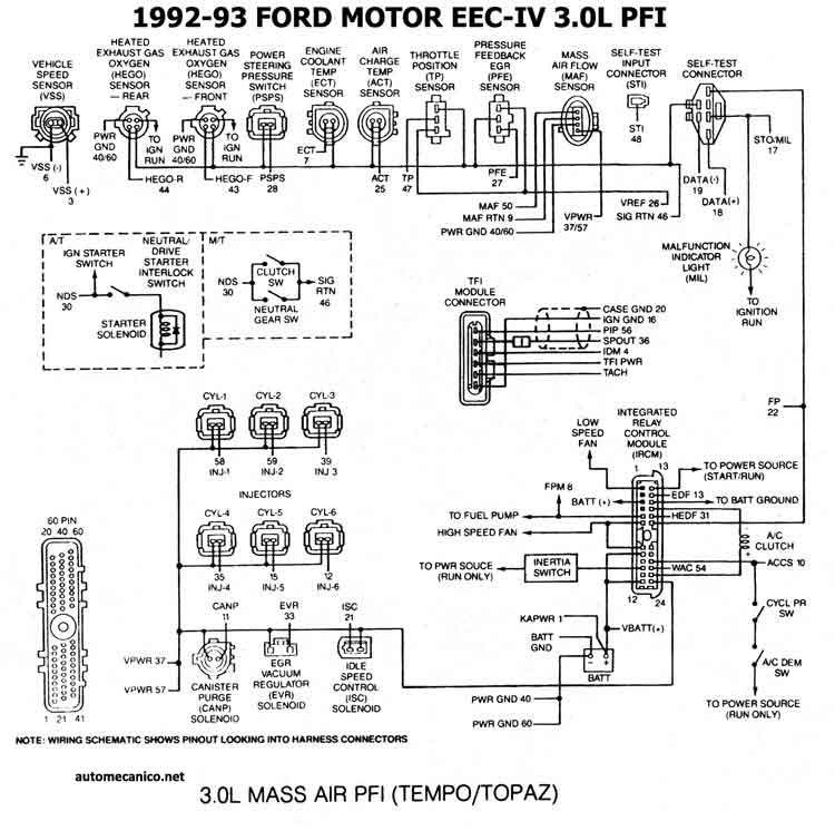 Manual de ford topaz 93