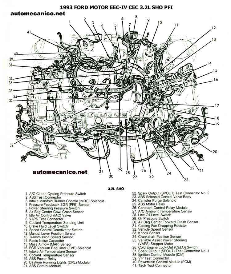 96 Ford aspire wiring diagram #2