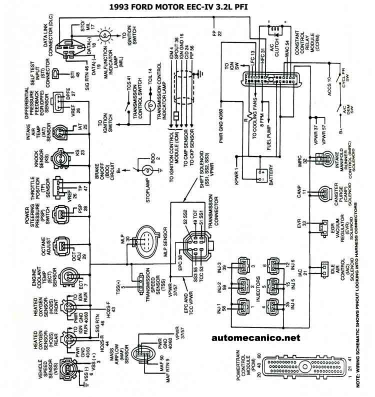 93 Ford tempo wiring #4
